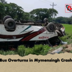 Bus Overturns in Mymensingh Crash Bus Overturns in Mymensingh Crash