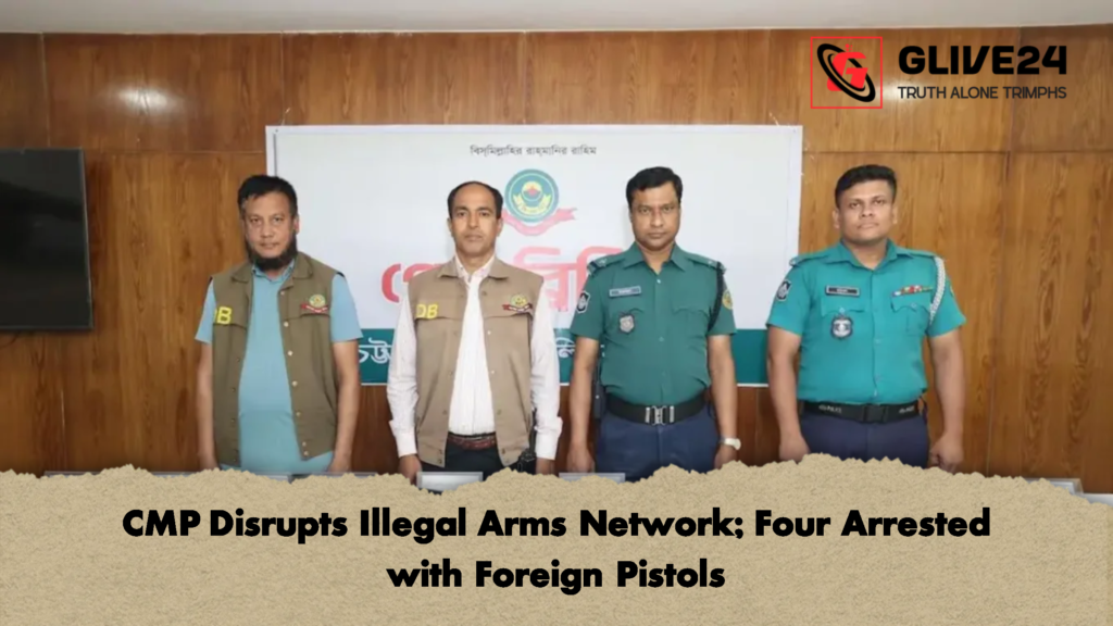 CMP Disrupts Illegal Arms Network; Four Arrested with Foreign Pistols 3 CMP Disrupts Illegal Arms Network Four Arrested with Foreign Pistols CMP Disrupts Illegal Arms Network; Four Arrested with Foreign Pistols