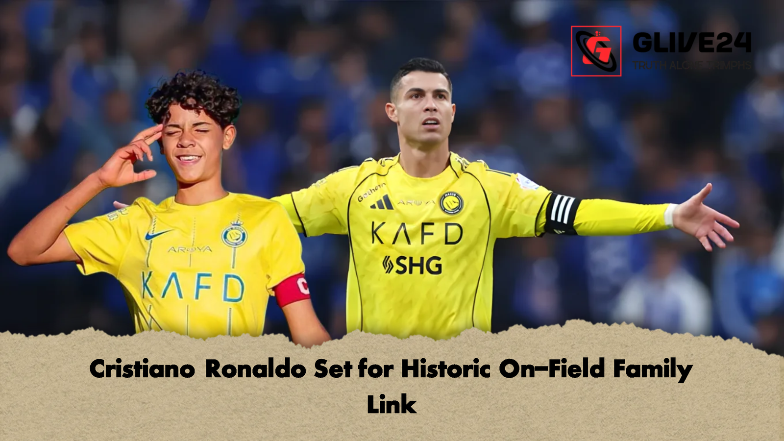 Cristiano Ronaldo Set for Historic On Field Family Link 2 Cristiano Ronaldo Set for Historic On-Field Family Link