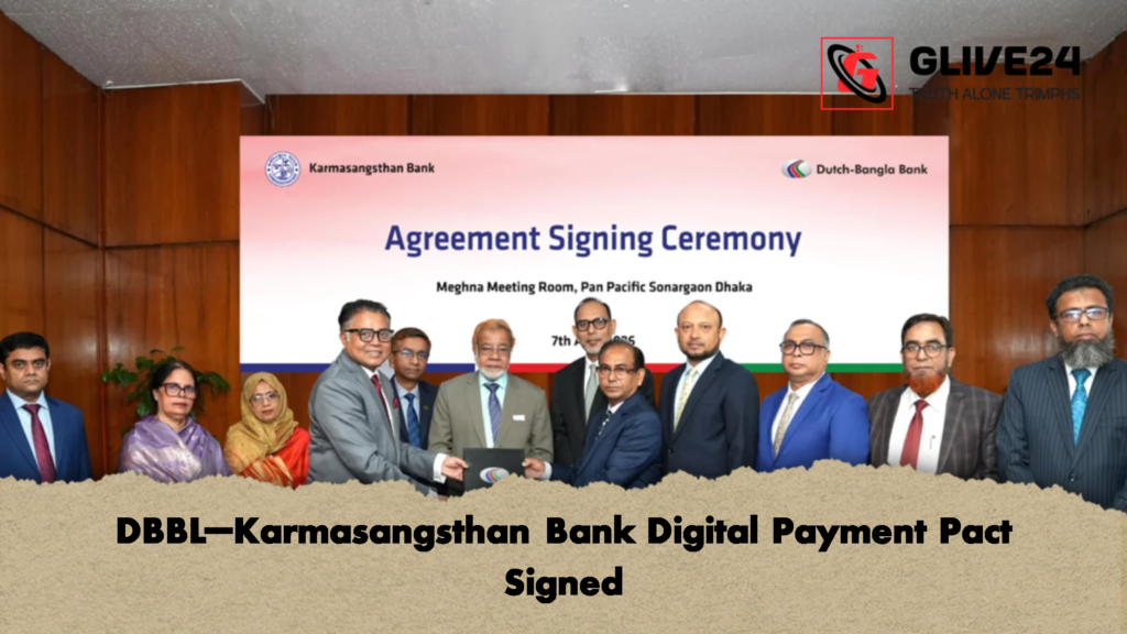 DBBL–Karmasangsthan Bank Digital Payment Pact Signed 2 DBBL–Karmasangsthan Bank Digital Payment Pact Signed DBBL–Karmasangsthan Bank Digital Payment Pact Signed