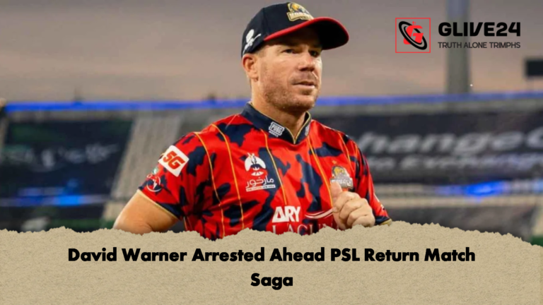 David Warner Arrested Ahead PSL Return Match Saga David Warner Arrested Ahead PSL Return Match Saga