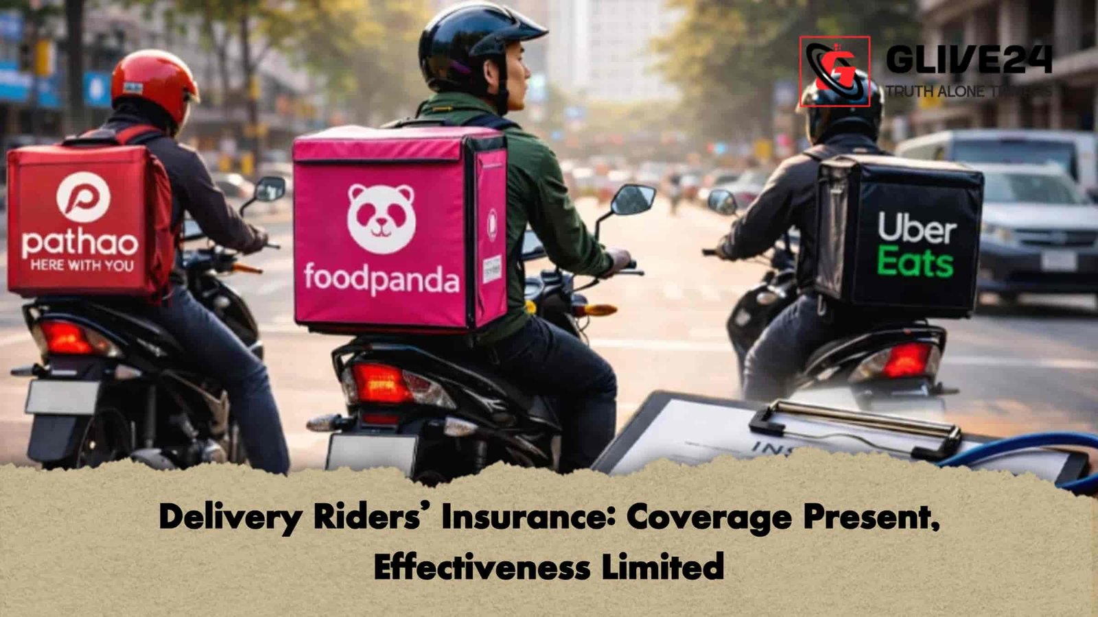 Delivery Riders’ Insurance Coverage Present, Effectiveness Limited