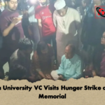 Dhaka University VC Visits Hunger Strike at Raju Memorial Dhaka University VC Visits Hunger Strike at Raju Memorial