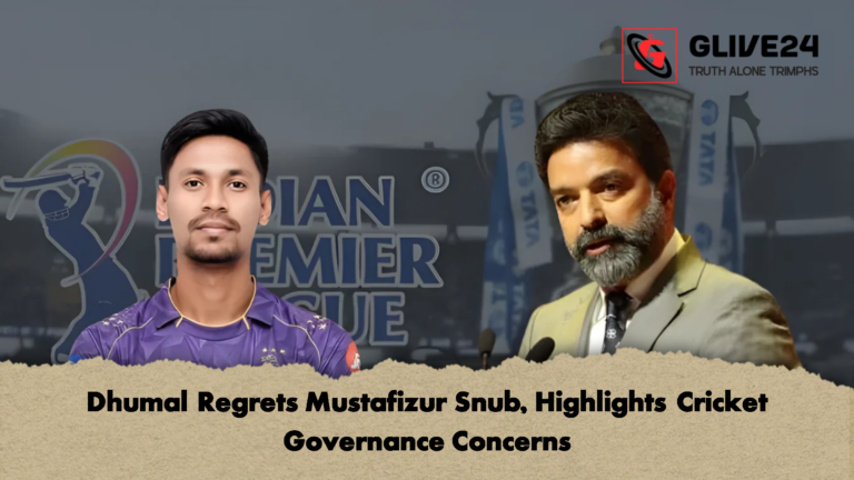 Dhumal Regrets Mustafizur Snub Highlights Cricket Governance Concerns Dhumal Regrets Mustafizur Snub, Highlights Cricket Governance Concerns