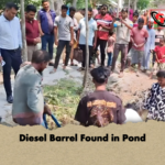 Diesel Barrel Found in Pond Diesel Barrel Found in Pond