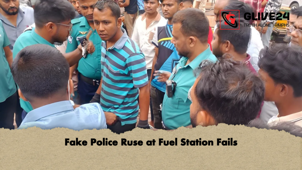 Fake Police Ruse at Fuel Station Fails 3 Fake Police Ruse at Fuel Station Fails Fake Police Ruse at Fuel Station Fails