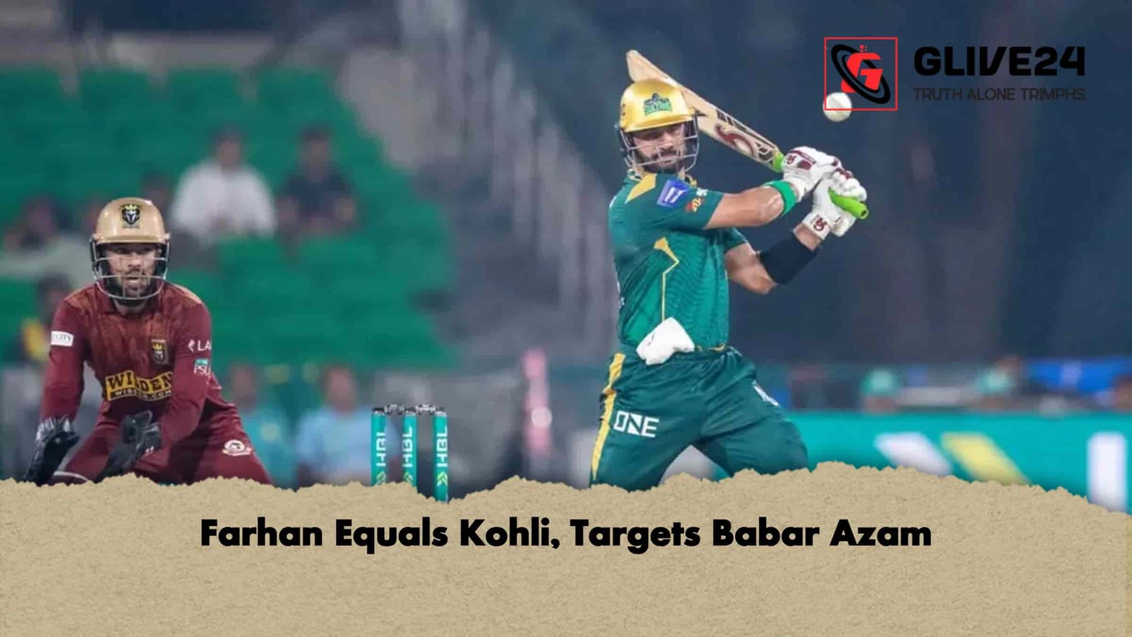 Farhan Equals Kohli, Targets Babar Azam
