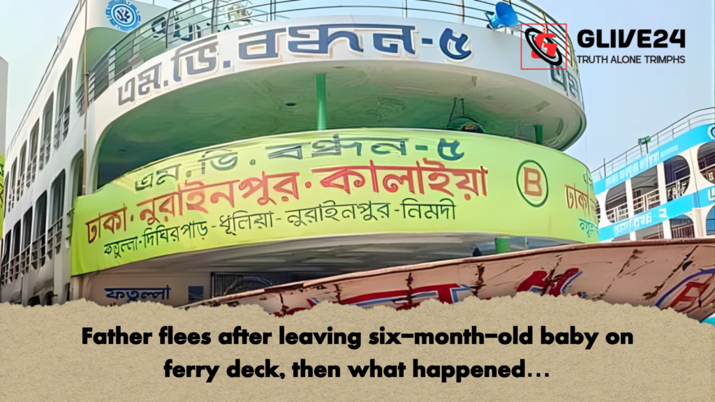 Father flees after leaving six month old baby on ferry deck then what happened… Father flees after leaving six-month-old baby on ferry deck, then what happened…