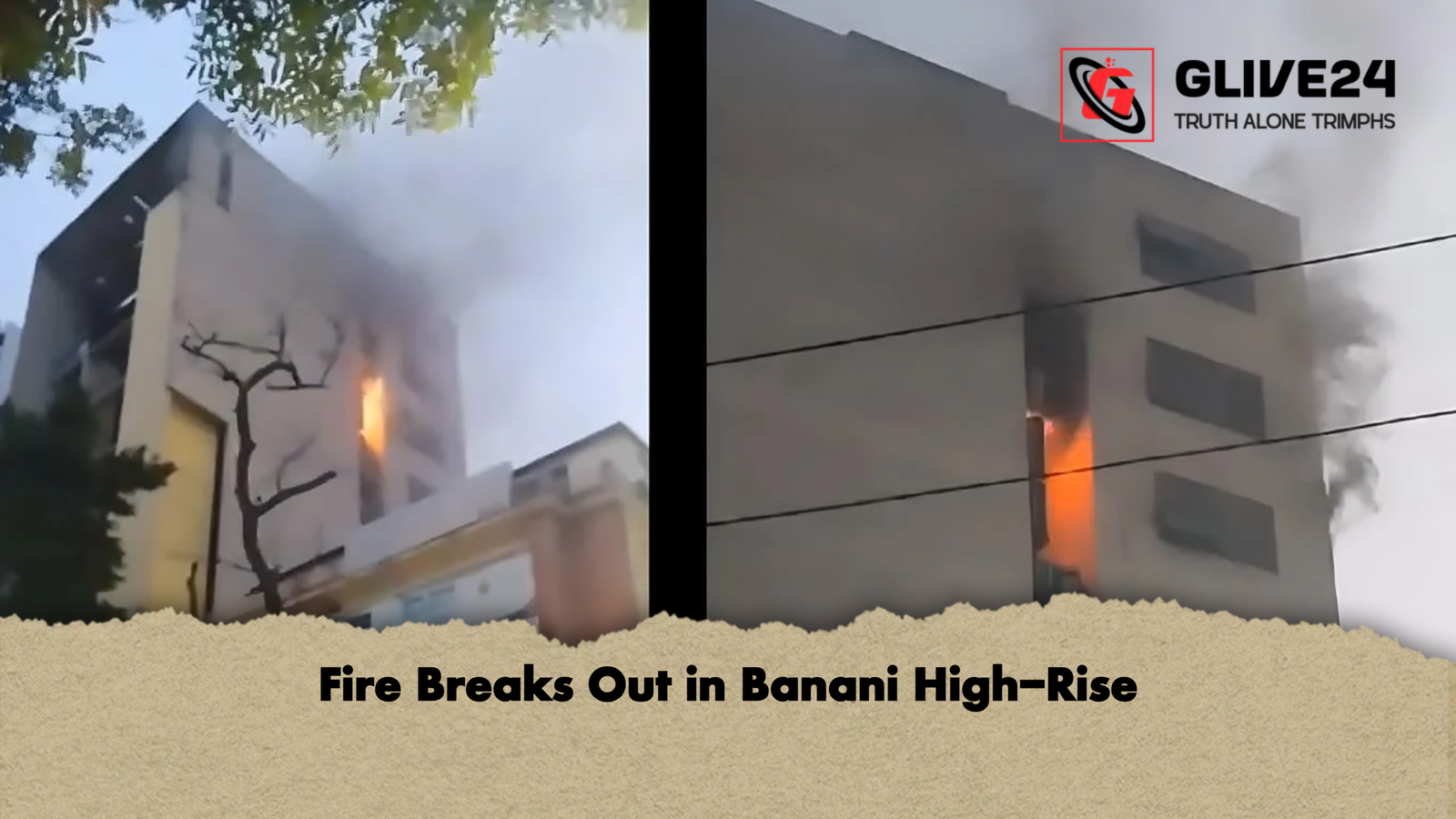 Fire Breaks Out in Banani High Rise Fire Breaks Out in Banani High-Rise