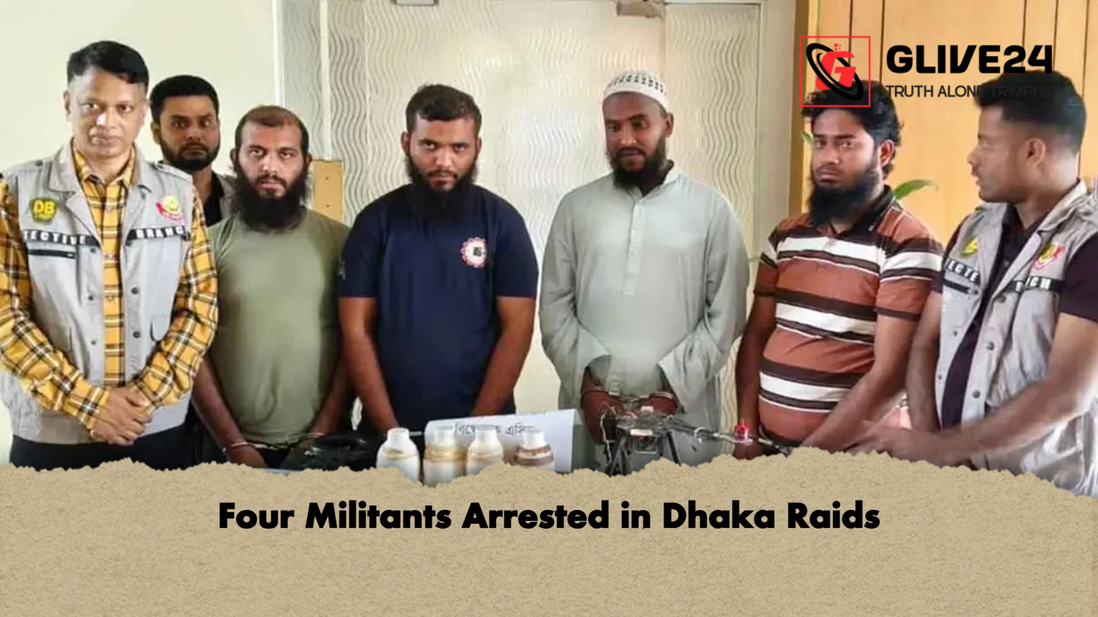 Four Militants Arrested in Dhaka Raids Four Militants Arrested in Dhaka Raids