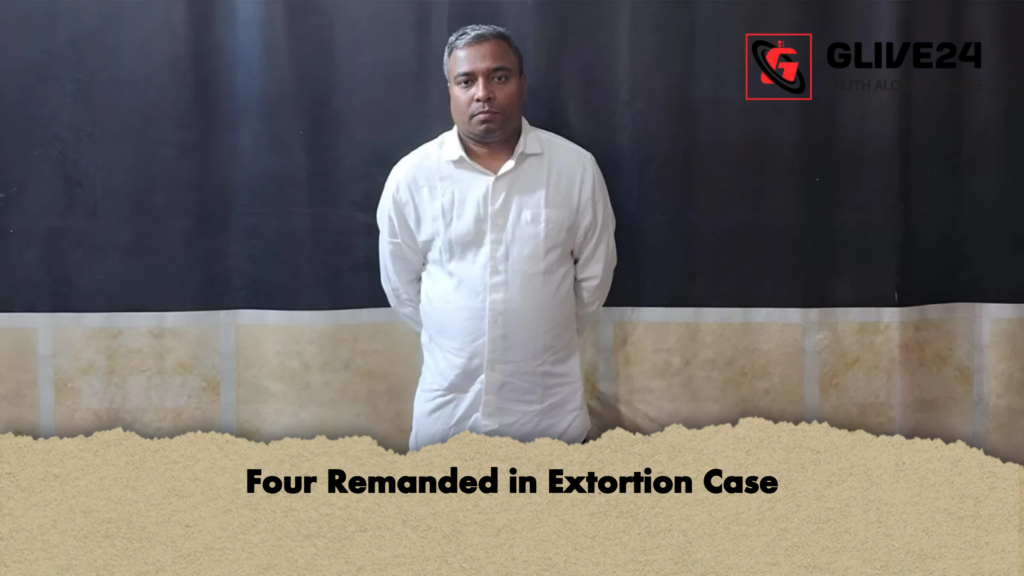 Four Remanded in Extortion Case 2 Four Remanded in Extortion Case Four Remanded in Extortion Case