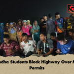 Gaibandha Students Block Highway Over Missing Permits Gaibandha Students Block Highway Over Missing Permits