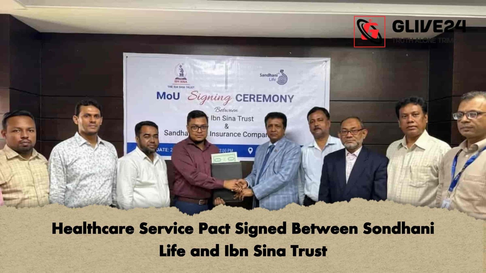 Healthcare Service Pact Signed Between Sondhani Life and Ibn Sina Trust