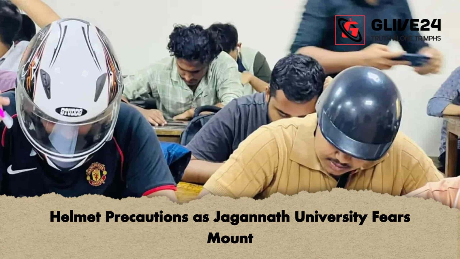 Helmet Precautions as Jagannath University Fears Mount