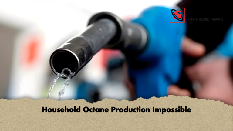 Household Octane Production Impossible Household Octane Production Impossible