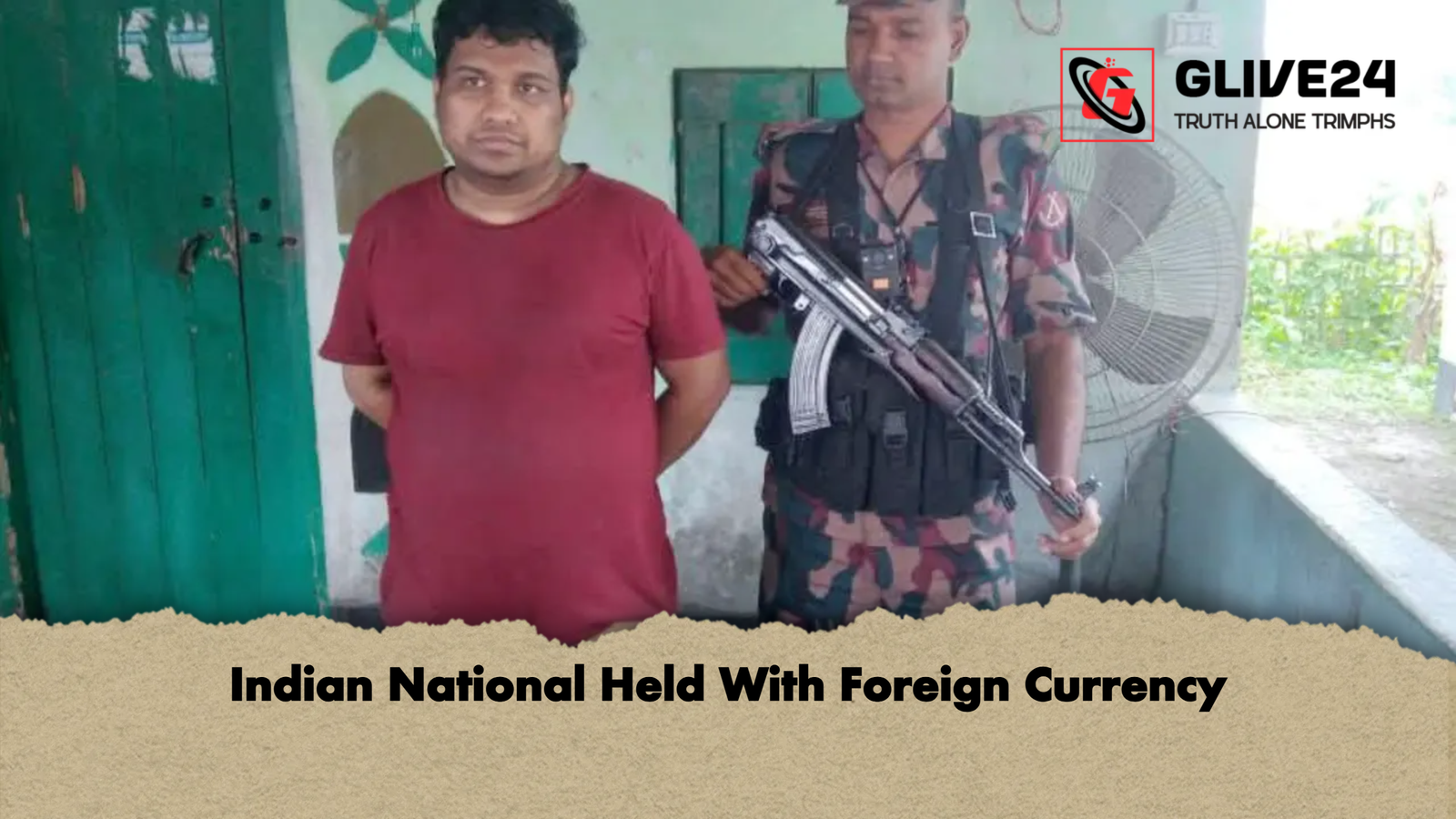 Indian National Held With Foreign Currency Indian National Held With Foreign Currency