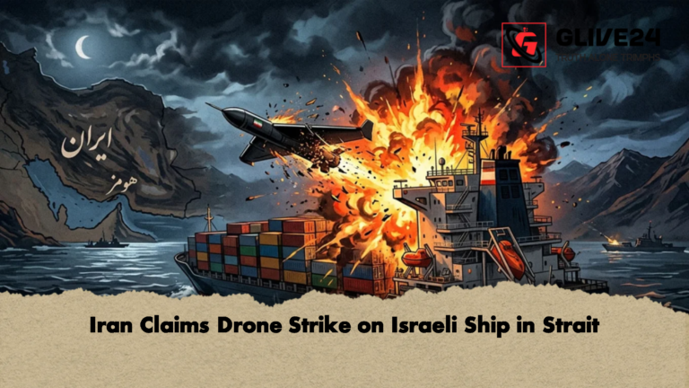 Iran Claims Drone Strike on Israeli Ship in Strait Iran Claims Drone Strike on Israeli Ship in Strait