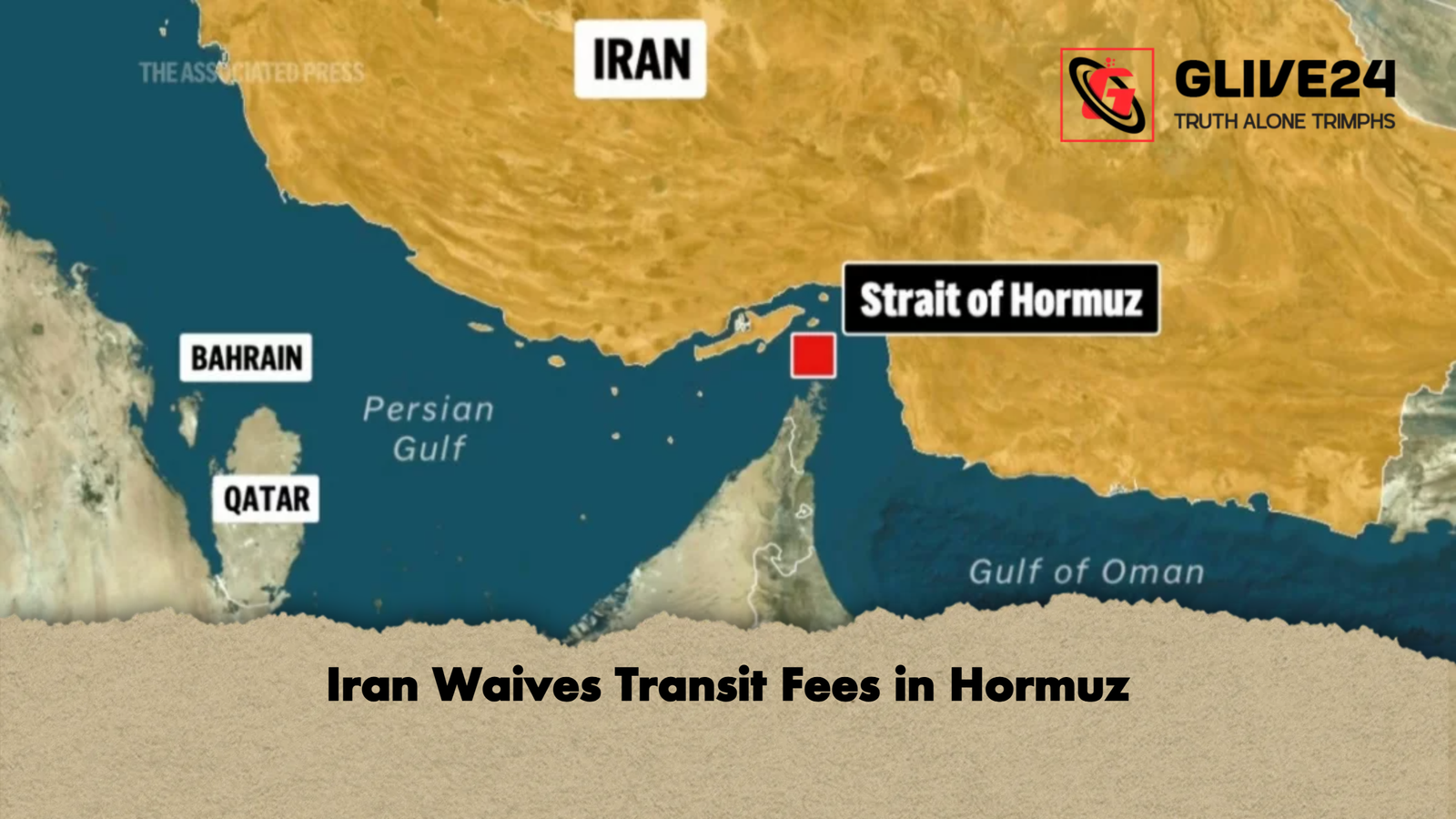 Iran Waives Transit Fees in Hormuz Iran Waives Transit Fees in Hormuz