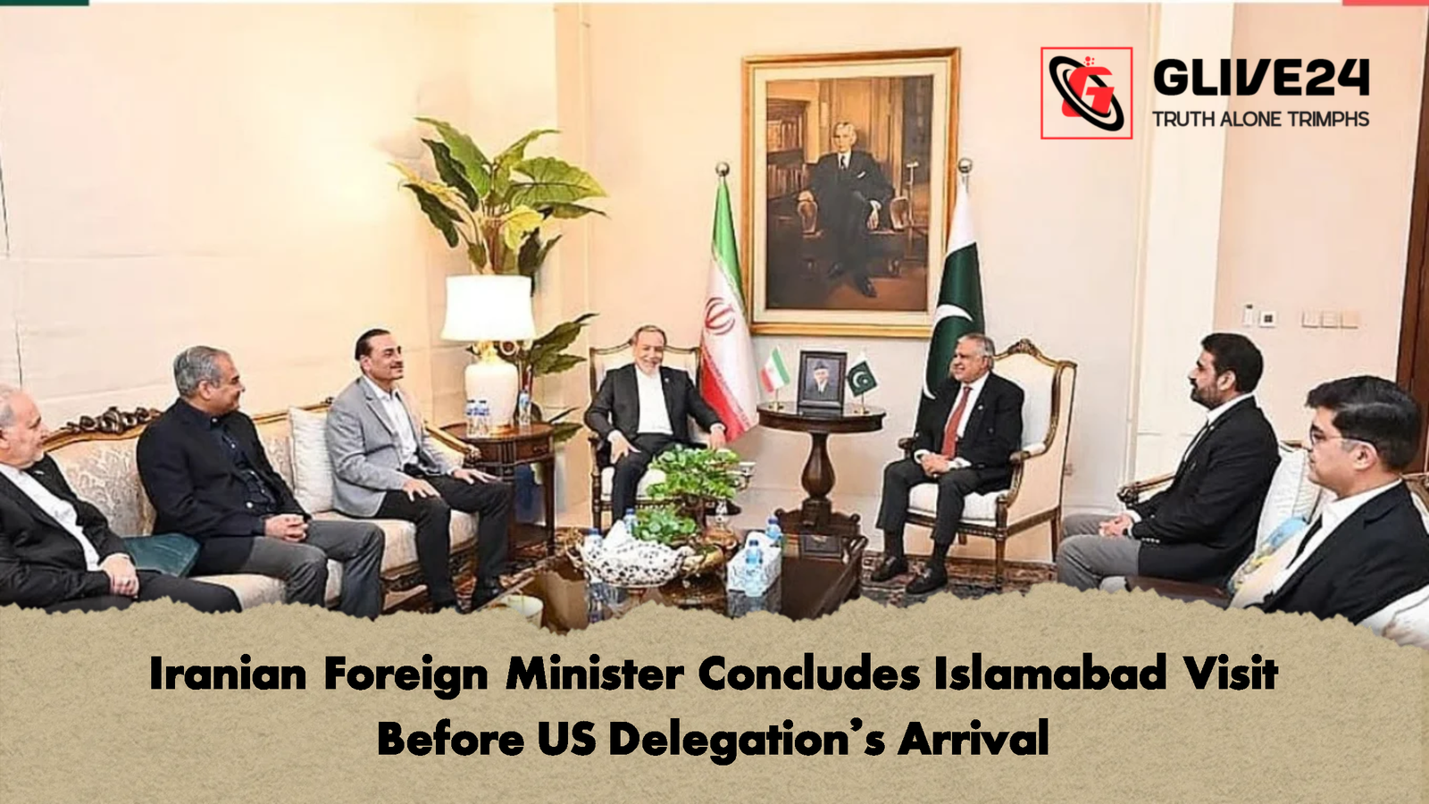 Iranian Foreign Minister Concludes Islamabad Visit Before US Delegations Arrival Iranian Foreign Minister Concludes Islamabad Visit Before US Delegation's Arrival