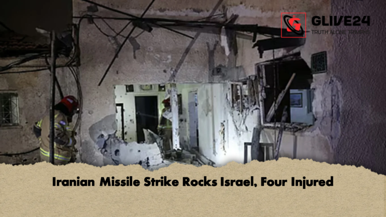 Iranian Missile Strike Rocks Israel Four Injured Iranian Missile Strike Rocks Israel, Four Injured