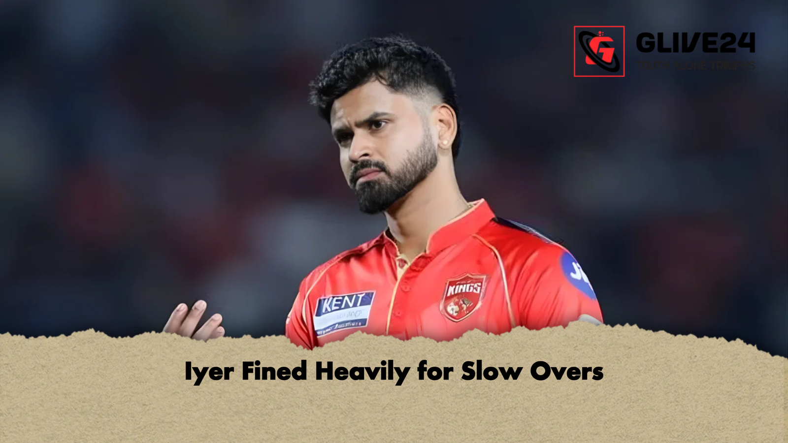 Iyer Fined Heavily for Slow Overs 1 Iyer Fined Heavily for Slow Overs Iyer Fined Heavily for Slow Overs