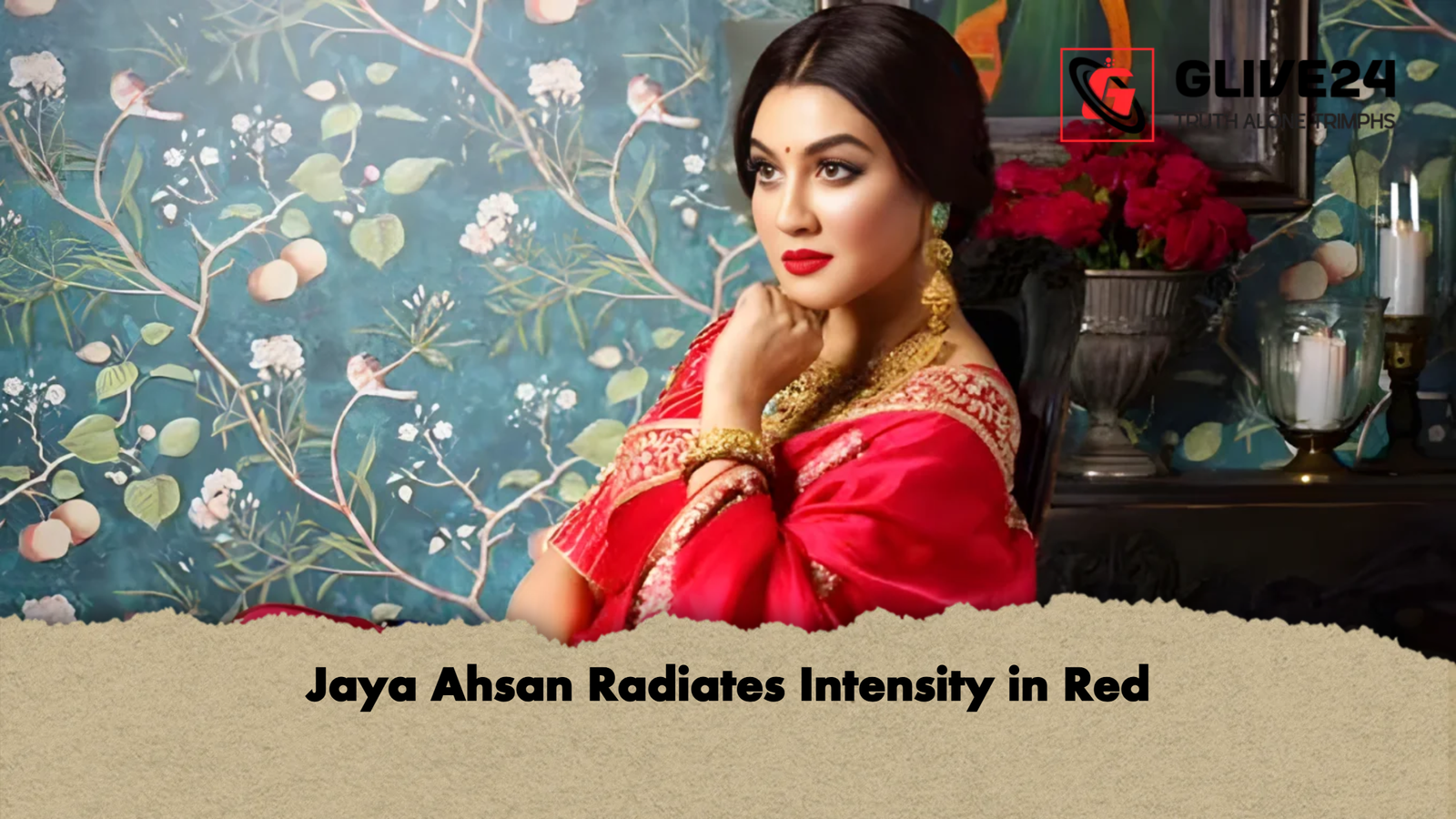 Jaya Ahsan Radiates Intensity in Red 1 Jaya Ahsan Radiates Intensity in Red Jaya Ahsan Radiates Intensity in Red