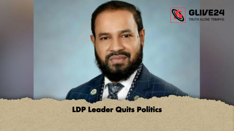 LDP Leader Quits Politics LDP Leader Quits Politics