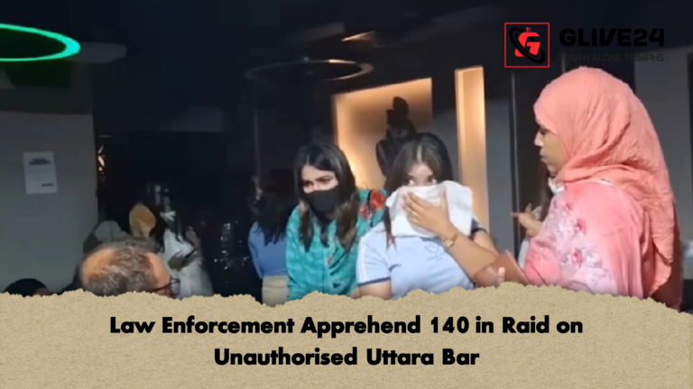 Law Enforcement Apprehend 140 in Raid on Unauthorised Uttara Bar Law Enforcement Apprehend 140 in Raid on Unauthorised Uttara Bar