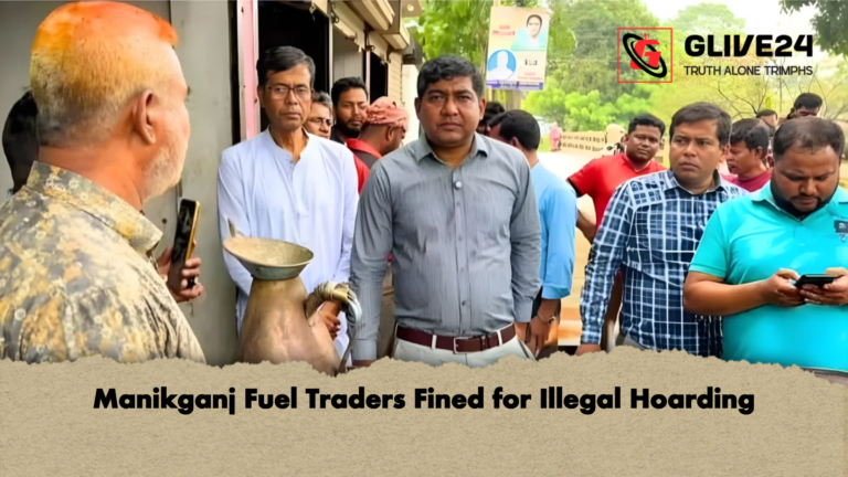 Manikganj Fuel Traders Fined for Illegal Hoarding Manikganj Fuel Traders Fined for Illegal Hoarding