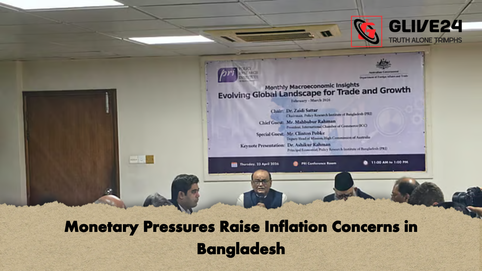 Monetary Pressures Raise Inflation Concerns in Bangladesh Monetary Pressures Raise Inflation Concerns in Bangladesh