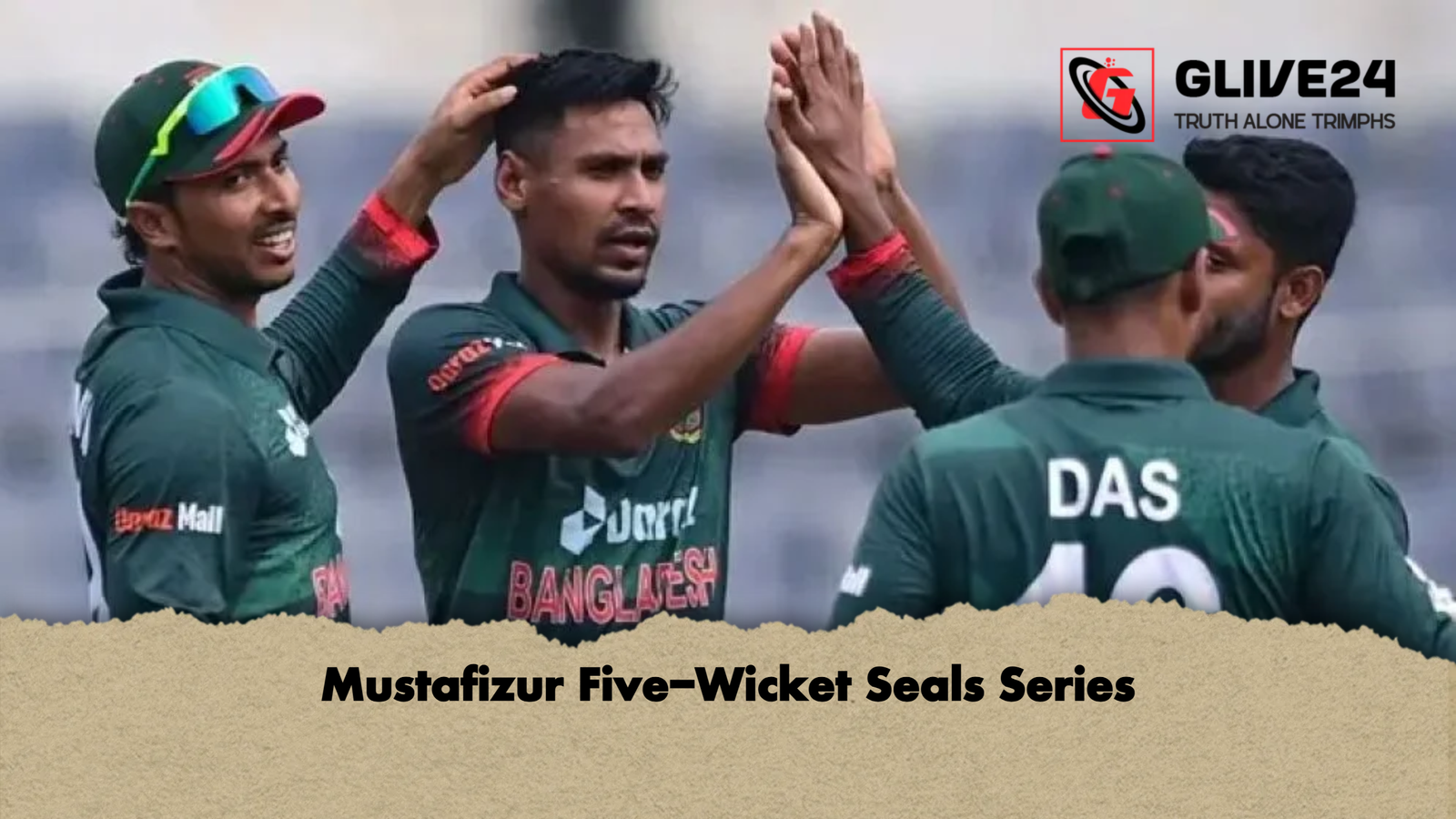 Mustafizur Five Wicket Seals Series Mustafizur Five-Wicket Seals Series