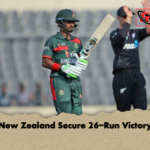 New Zealand Secure 26 Run Victory New Zealand Secure 26-Run Victory