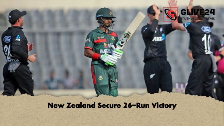 New Zealand Secure 26 Run Victory New Zealand Secure 26-Run Victory