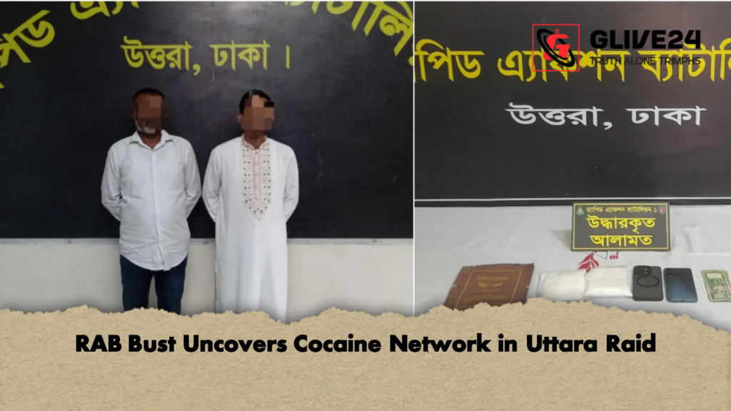 RAB Bust Uncovers Cocaine Network in Uttara Raid 2 RAB Bust Uncovers Cocaine Network in Uttara Raid RAB Bust Uncovers Cocaine Network in Uttara Raid