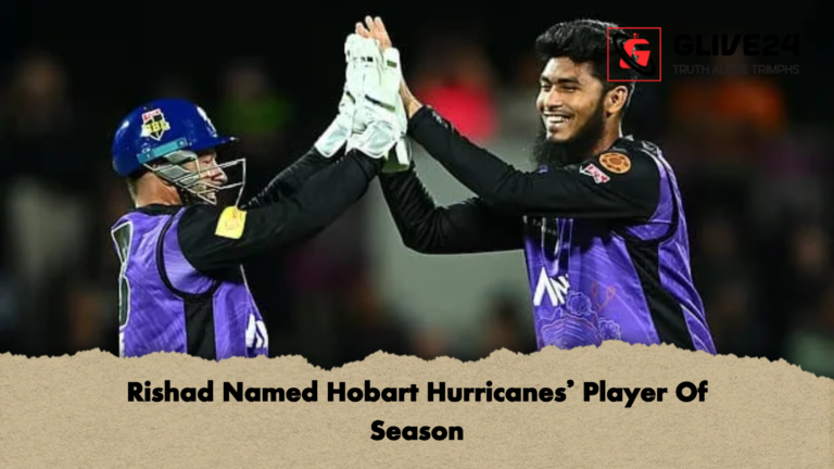 Rishad Named Hobart Hurricanes Player Of Season Rishad Named Hobart Hurricanes’ Player Of Season