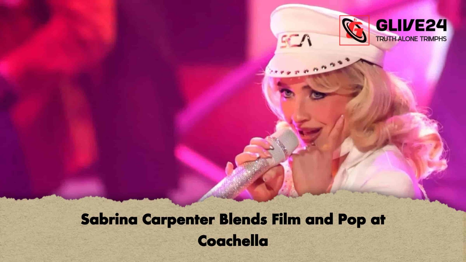 Sabrina Carpenter Blends Film and Pop at Coachella