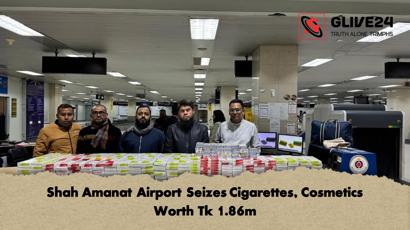 Shah Amanat Airport Seizes Cigarettes Cosmetics Worth Tk 1.86m Shah Amanat Airport Seizes Cigarettes, Cosmetics Worth Tk 1.86m
