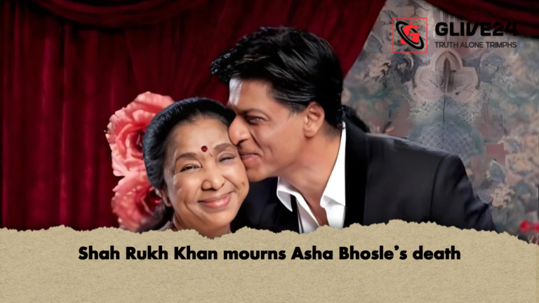 Shah Rukh Khan mourns Asha Bhosles death Shah Rukh Khan mourns Asha Bhosle’s death