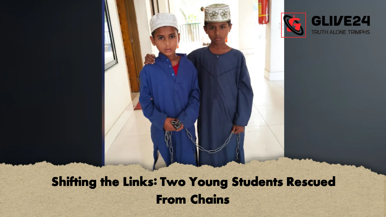 Shifting the Links Two Young Students Rescued From Chains Shifting the Links: Two Young Students Rescued From Chains