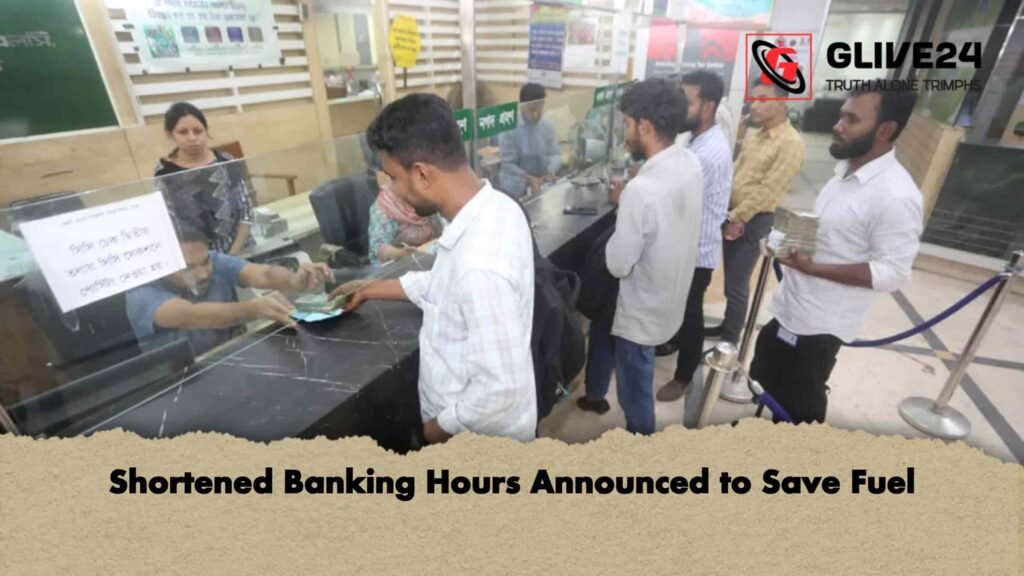 Shortened Banking Hours Announced to Save Fuel