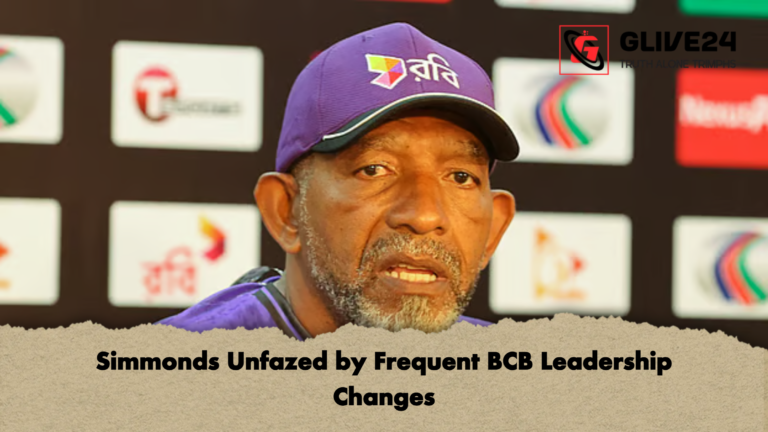 Simmonds Unfazed by Frequent BCB Leadership Changes Simmonds Unfazed by Frequent BCB Leadership Changes