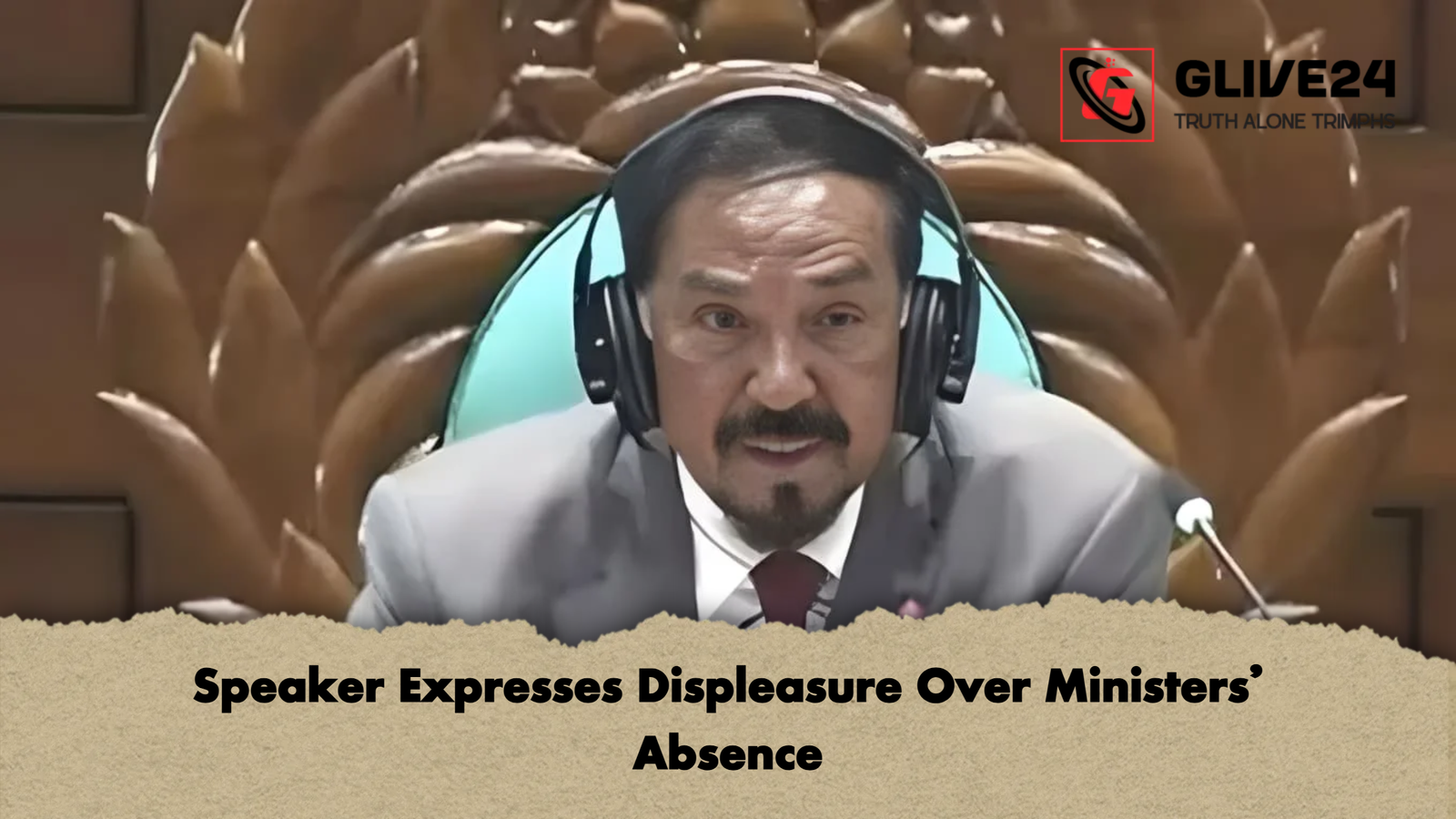 Speaker Expresses Displeasure Over Ministers Absence Speaker Expresses Displeasure Over Ministers’ Absence