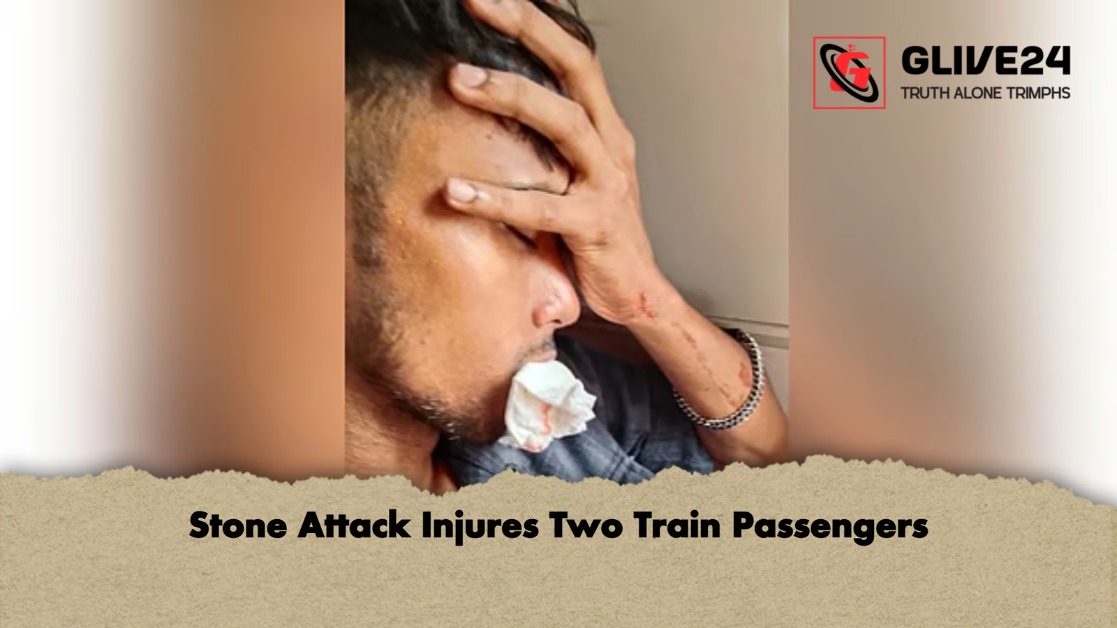 Stone Attack Injures Two Train Passengers Stone Attack Injures Two Train Passengers