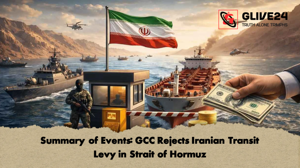 Summary of Events: GCC Rejects Iranian Transit Levy in Strait of Hormuz 2 Summary of Events GCC Rejects Iranian Transit Levy in Strait of Hormuz Summary of Events: GCC Rejects Iranian Transit Levy in Strait of Hormuz