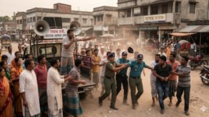 Suspect Snatched After Police Beaten Following Loudspeaker Announcement Suspect Snatched After Police Beaten Following Loudspeaker Announcement