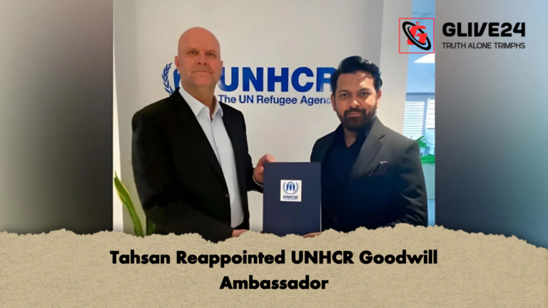 Tahsan Reappointed UNHCR Goodwill Ambassador Tahsan Reappointed UNHCR Goodwill Ambassador