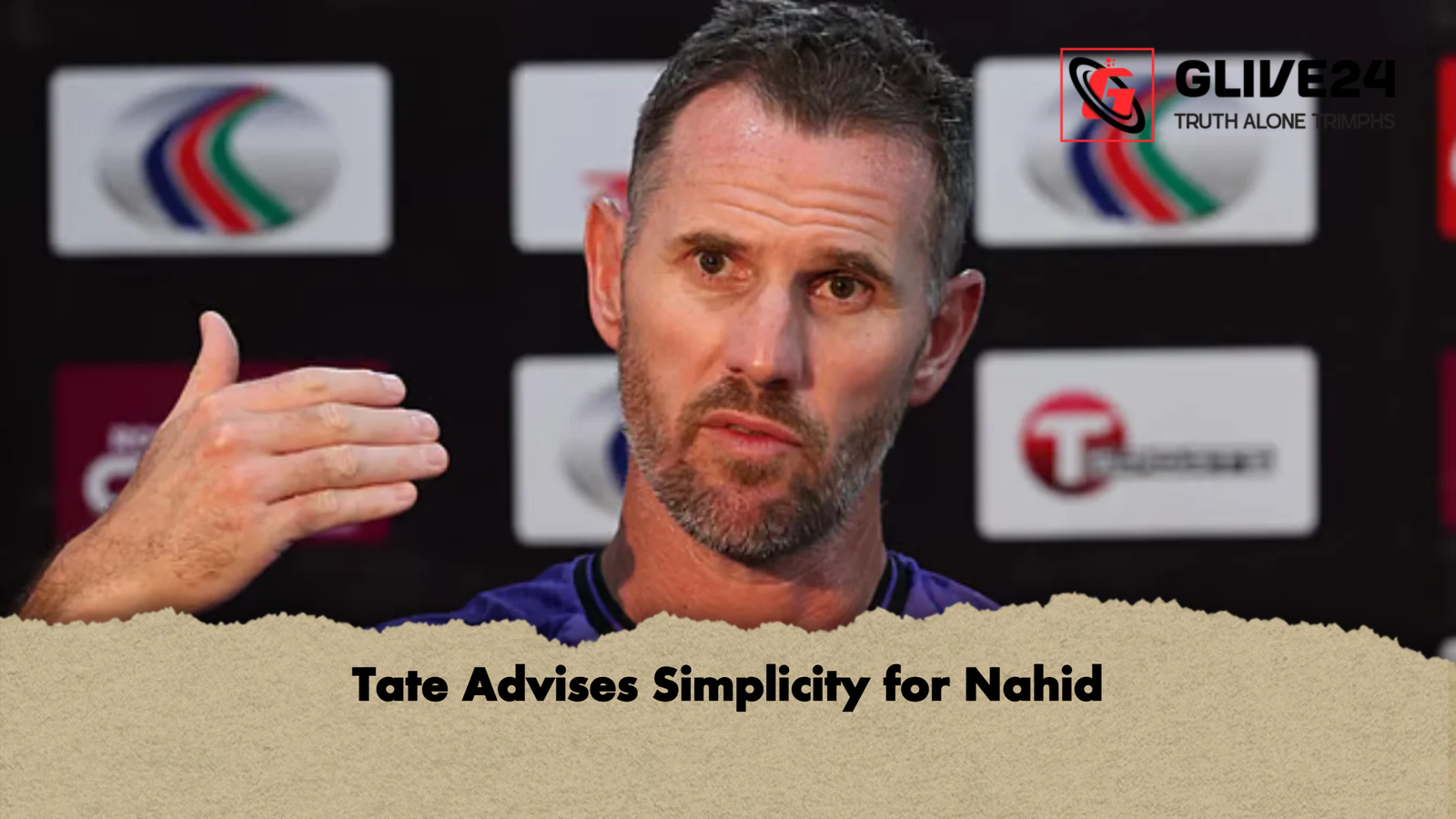 Tate Advises Simplicity for Nahid Tate Advises Simplicity for Nahid