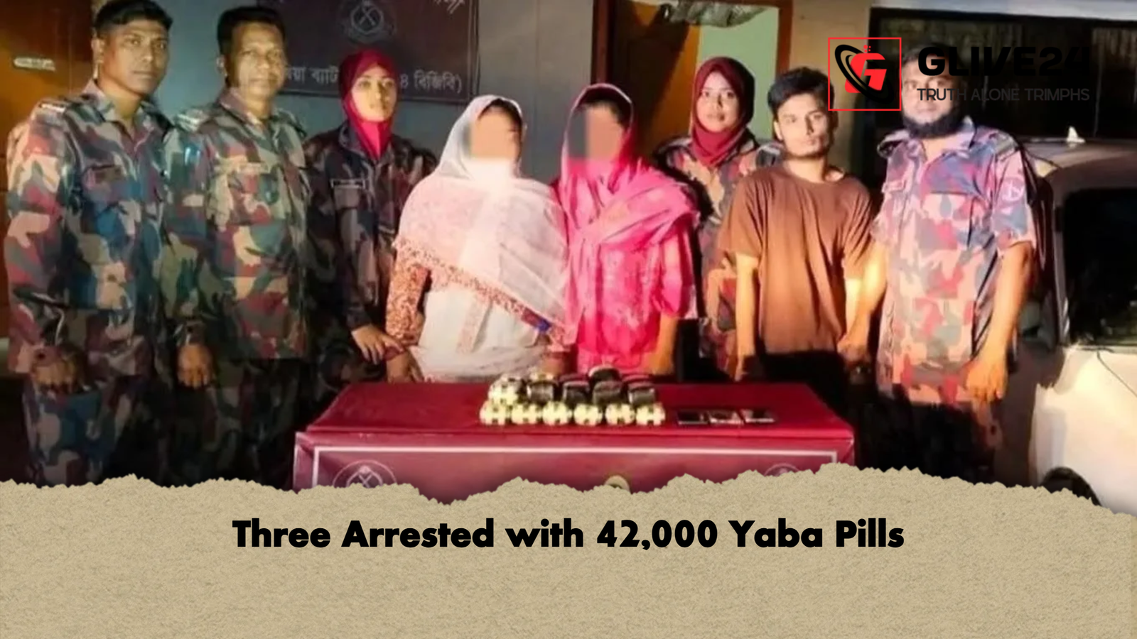 Three Arrested with 42,000 Yaba Pills 1 Three Arrested with 42000 Yaba Pills Three Arrested with 42,000 Yaba Pills