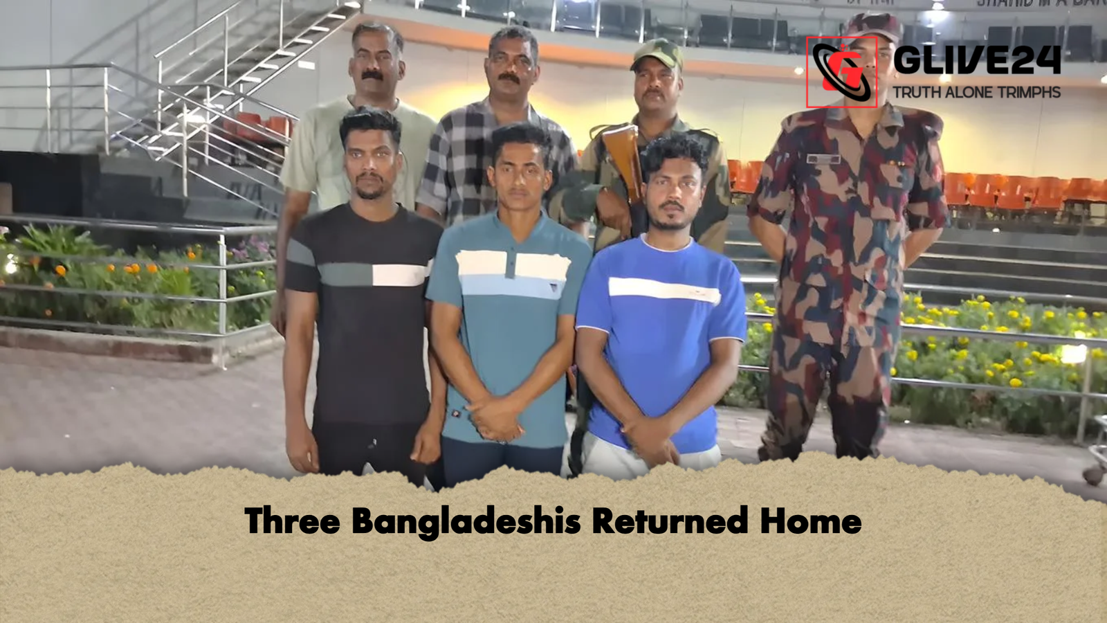 Three Bangladeshis Returned Home Three Bangladeshis Returned Home