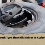 Truck Tyre Blast Kills Driver in Kushtia Truck Tyre Blast Kills Driver in Kushtia